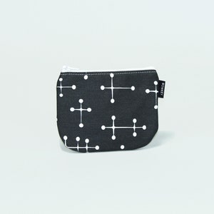 Coin Pouch in Atomic Jacks Print - LIMITED EDITION!  Small Zipper Pouch, Change Purse, Zip Wallet, Gift for Her.  Made in USA.