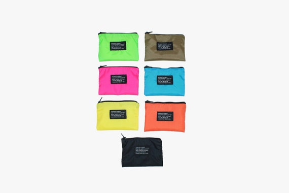 Small nylon zipper pouch hot sale