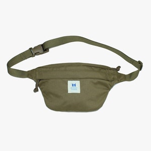 Futura Belt Bag in Coyote Brown.  Crossbody Hip Pack / Festival Bag / Travel Bag.   Handcrafted in USA.