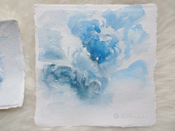 Sky Wall Art Cloud Painting Blue Sky Poster Painted Sky Etsy