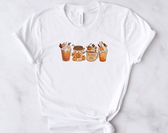 Pumpkin Spice Latte Shirt: Fall Coffee Lover Tee