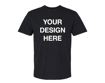 Personalized Men's T-shirt: Custom Printed Ringspun Cotton Tee