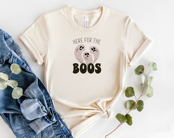 Estoy aquí para la camisa de Boo / Camisa divertida de Halloween / Camisa fantasma / Camiseta de Halloween / Camisa Boo / Camiseta de Halloween Regalo de Halloween