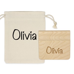Personalized Maple Wood Toddler Knife: Engraved Kids Cooking Tool