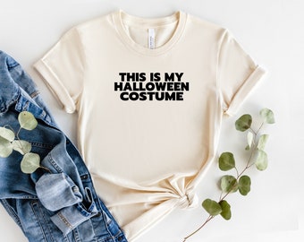 Camiseta divertida de disfraz de Halloween: disfraz de última hora