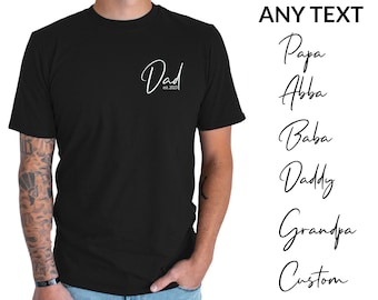 Dad est 2024 Shirt - Custom Papa Shirt, Papa Shirt, Grandpa Shirt, Dad est Tshirt, Gift for New Dad, Baby Reveal Gift, Dad est 2023 Shirt