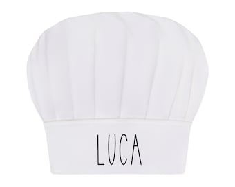 Personalized Kids Chef Hat. Child Gift. Kids Cooking. Baby, Toddler, Kids Hat, toque enfant personnalisée, chapeau enfant personnalisé