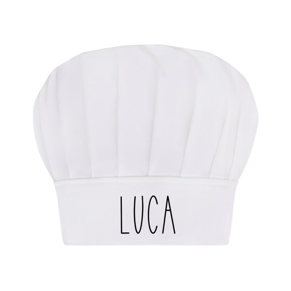 Personalized Kids Chef Hat. Child Gift. Kids Cooking. Baby, Toddler, Kids Hat, toque enfant personnalisée, chapeau enfant personnalisé
