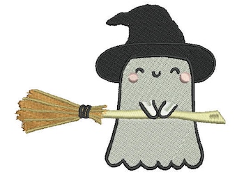 Halloween Boo Embroidery Design Machine Instant Download Q8117