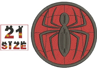 Superhero Spider Man Spiderman Embroidery Baby Kid Cute Character Chibi Logo Designs Embroidery Machine Instant Download N6151