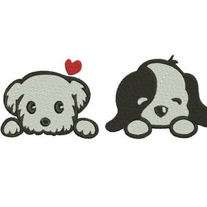 Animal Cute Dog Full Filled Embroidery Design Embroidery Machine Instant Download Q8113