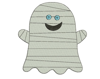 Máquina de design de bordado Halloween Boo Download instantâneo Q8119