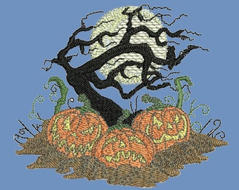 Halloween Embroidery Design, Machine Embroidery Instant Download, 9 sizes, HD065