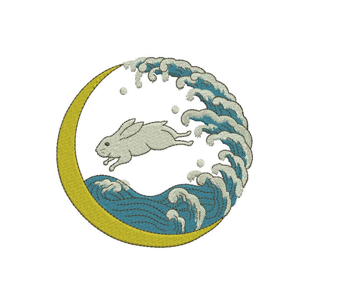 Animal Cute Rabbit Full Filled Embroidery Design Embroidery Machine ...