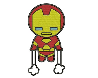 Superhero Iron Man Embroidery Designs Embroidery Machine Instant Download Q8051