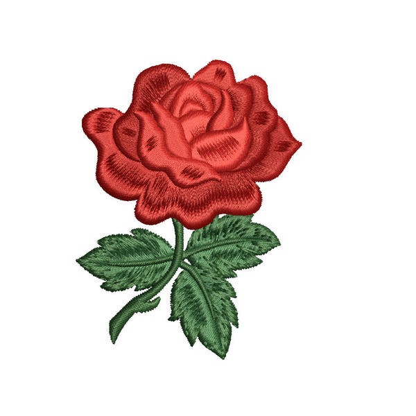 Rose Embroidery - Etsy