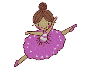 Cute Ballet Slippers Shoes Illustration EMBROIDERY Design for Ballerina Fill Design Embroidery Machine Instant Download Q8066