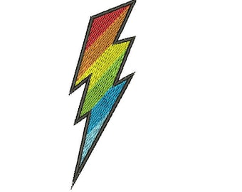 Symbol Lightning Embroidery Designs Embroidery Machine Instant Download Q8055