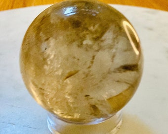 Hand Polished Smoky Quartz Sphere, Healing Crystals, Metaphysical Shops, Smokey Quartz Ball, Crystal Ball, Zen Gifts for Her