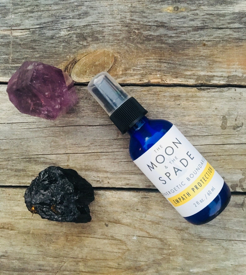 Empath Protection Spray,Aromatherapy Spray, Essential Oil Spray, Crystal Elixir, Metaphysical Spiritual Ritual, Boundary Water, Gemstones image 10