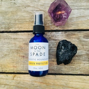 Empath Protection Spray,Aromatherapy Spray, Essential Oil Spray, Crystal Elixir, Metaphysical Spiritual Ritual, Boundary Water, Gemstones image 7