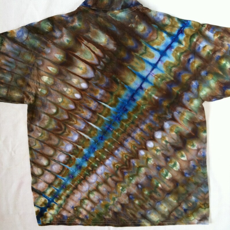 Tie Dye Shirt Adult Polo Ice Tie Dye Men/'s Ice Dye Custom Made Tie Dye Made to Order Tie Dye Men/'s Polo Ice Tie Dye Collared Tie Dye