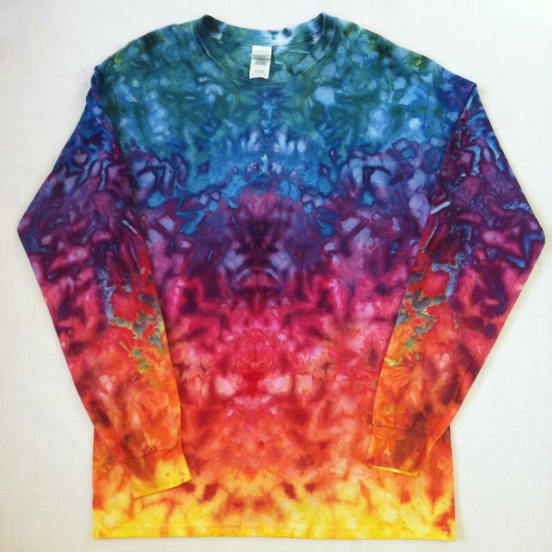 Tie Dye Shirt Scrunch Ice Dye Mens Tie Dye Ladies Tie Dye | Etsy