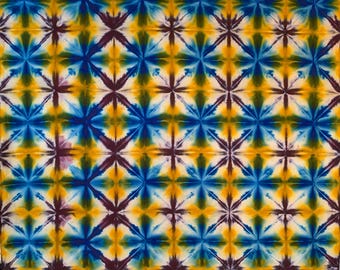 Ice Dyed Tapestry 54" x 58"                          Psychedelic Art                             Tie Dye Mandala