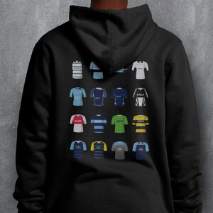 Cardiff Rugby Union Hoodie Apparel Clothing | Classic Kits | Iconic Retro Shirts History | Gift for Him | Birthday Present