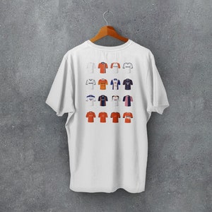 Luton Football T-Shirt Apparel Clothing | Classic Kits | Iconic Retro Shirts History | Gift for Him | Birthday Present