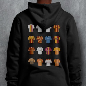 Bradford Football Hoodie Apparel Clothing | Classic Kits | Iconic Retro Shirts History | Gift for Him | Birthday Present