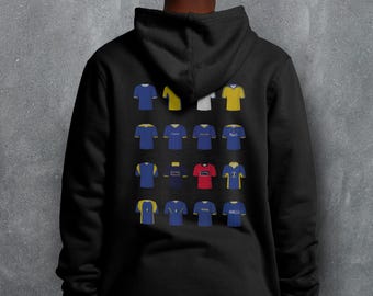 Wimbledon Football Hoodie Apparel Clothing | Classic Kits | Iconic Retro Shirts History | Gift for Him | Christmas Present
