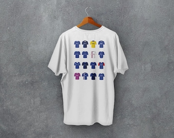 Gillingham Football T-Shirt Apparel Clothing | Classic Kits | Iconic Retro Shirts History | Gift for Him | Christmas Present