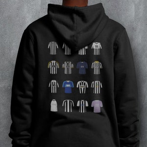 Notts County Football Hoodie Apparel Clothing | Classic Kits | Iconic Retro Shirts History | Gift for Him | Birthday Present