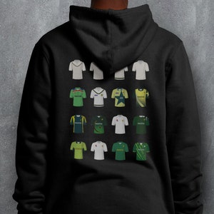 Pakistan Cricket Hoodie Bekleidung Bekleidung | Klassische Kits | Kultige Retro Shirts Geschichte | Geschenk für Ihn | Geburtstagsgeschenk