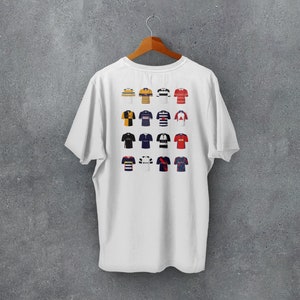 Bristol Rugby Union T-Shirt Odzież Odzież | Klasyczne zestawy | Kultowe koszulki retro Historia | Prezent dla niego | Prezent urodzinowy