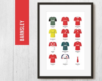 BARNSLEY Football Personalised Boys/Girls Cotton T-Shirt 