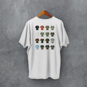 Leicester Rugby Union T-shirt Kleding Kleding | Klassieke kits | Geschiedenis van iconische retro-shirts | Cadeau voor hem | Verjaardagscadeau