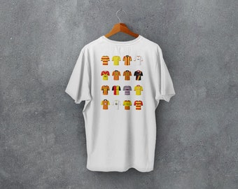 Partick Football T-Shirt Apparel Clothing | Classic Kits | Iconic Retro Shirts History | Gift for Him | Birthday Present