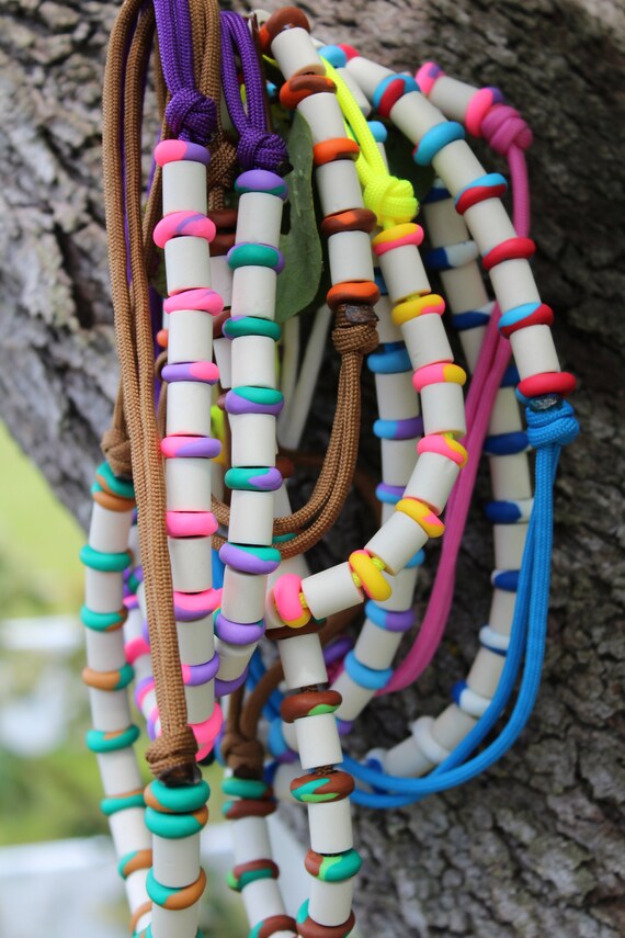 Collier Reglable Anti Tiques Naturel Avec Perles Ceramique Em Etsy