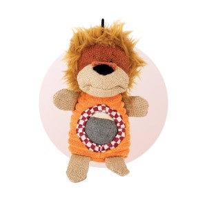 Lion plush toy with ball for dog and puppy