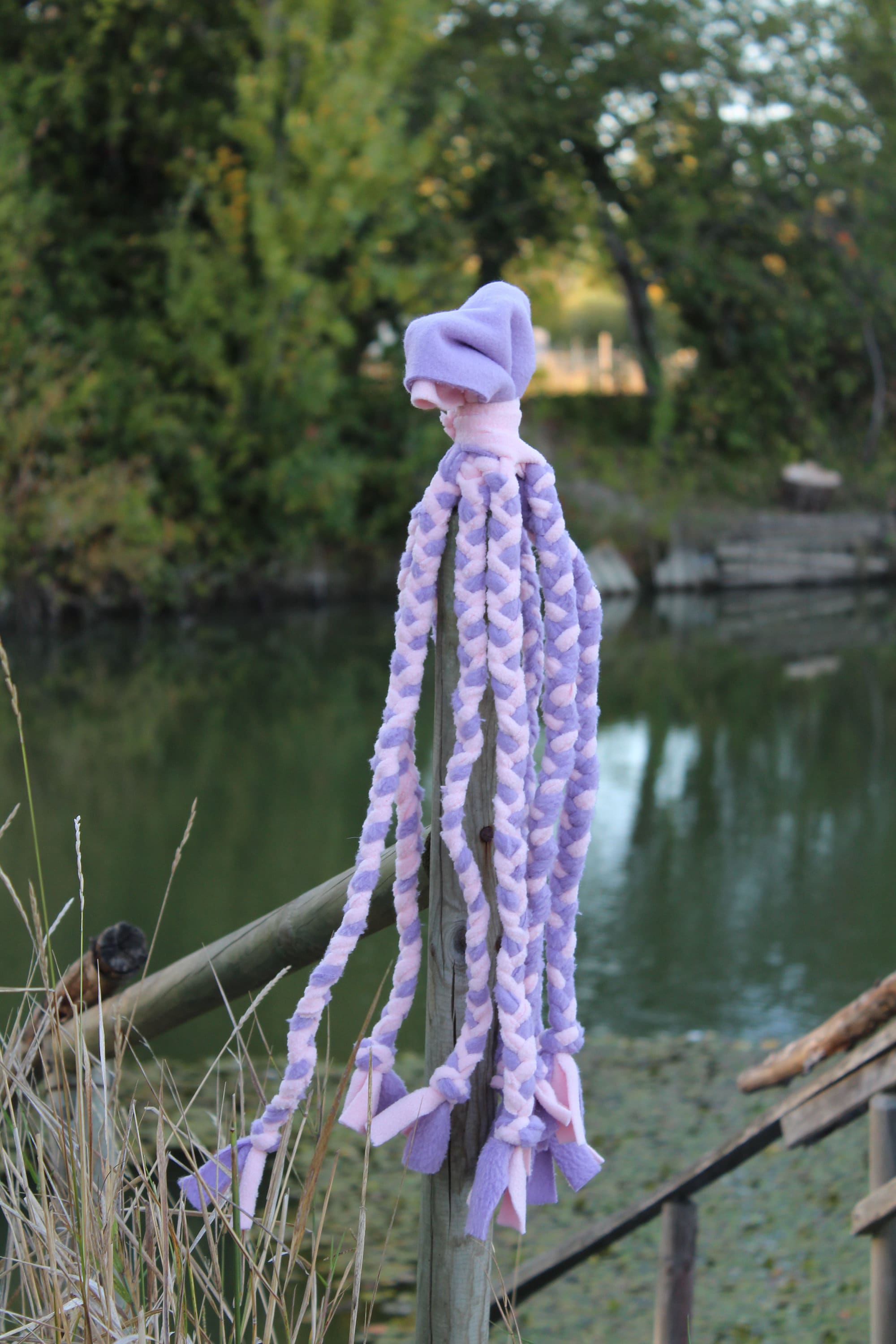 Tug Pieuvre Pour Chien en Polaire/ Jouet/ Agility/Flyball