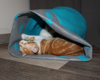 Bed for small dogs and cats unique model/ Cat duvet / Cat accessories / Dog bed / Dog supplies / French crafts