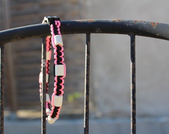 Collier anti tiques avec perles céramique EM  pour chien /collier pour chien / collier durable / collier paracorde / made in France