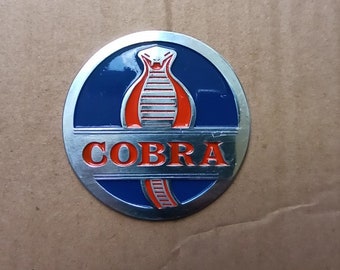 Cobra Automotive 289 Shelby Cobra Hood & Trunk Lid Emblems – Chrome, New Old Stock