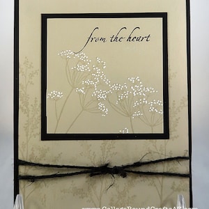 From the Heart Hand-Stamped Card #164