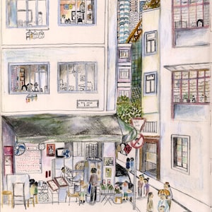 Illustrated postcards - Tai Hang