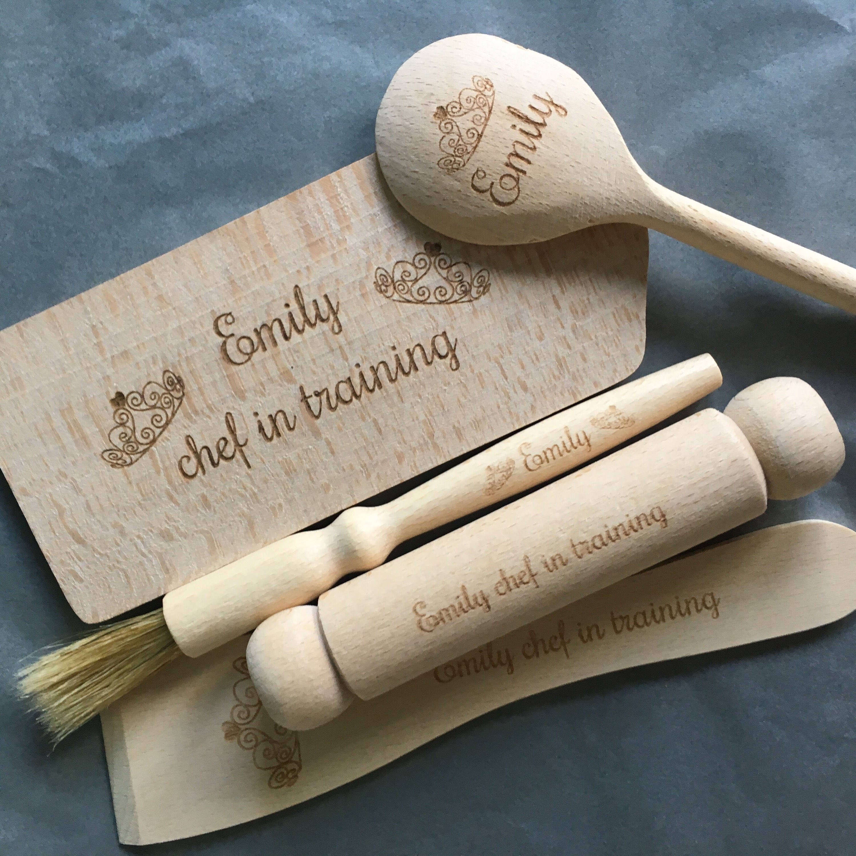 Children's Baking Set Personalised Children's Baking Etsy UK