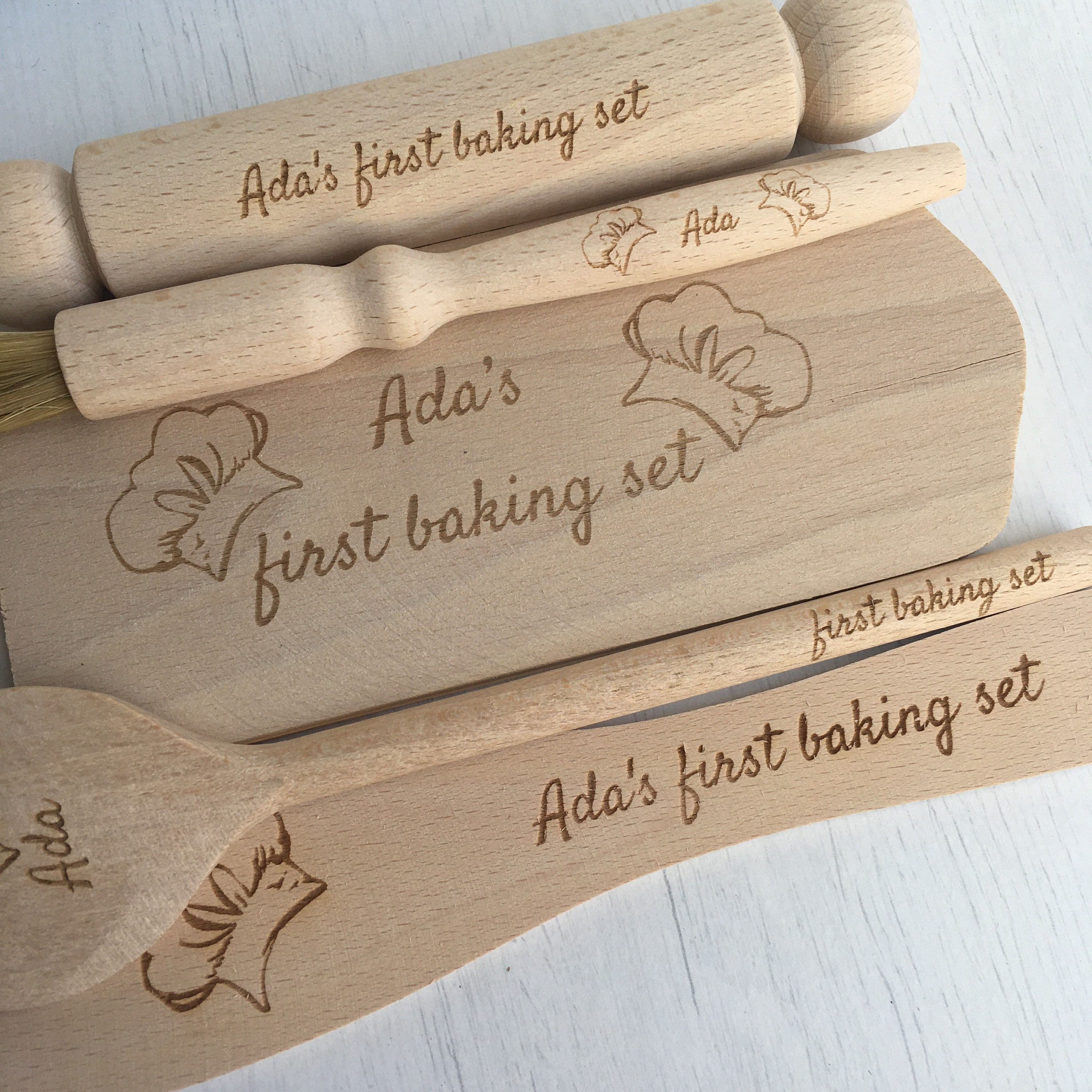 Children's Baking Set Personalised Children's Baking Etsy UK