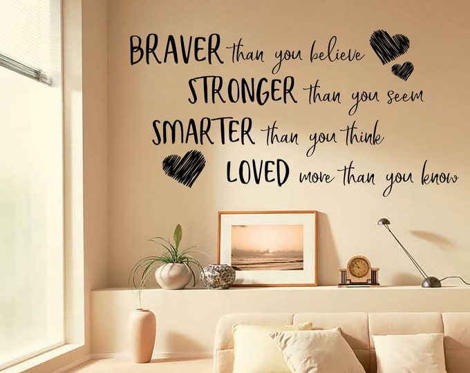 Wall Quote our Values Sticker Decal Decor Transfer Etsy